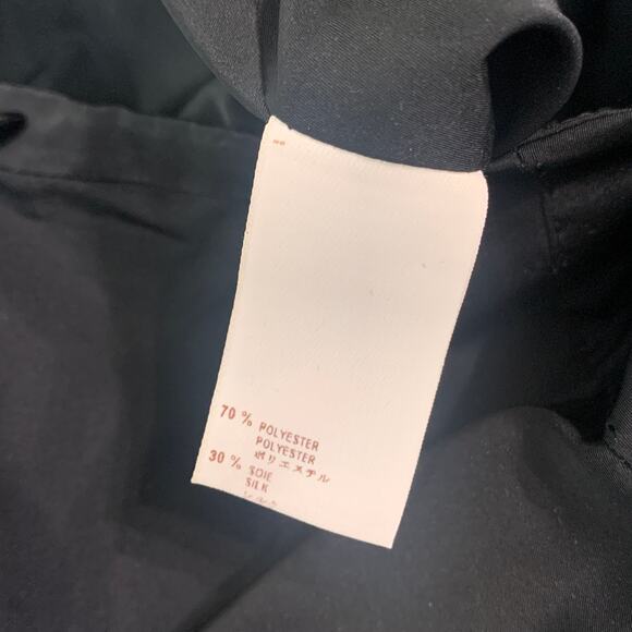 Louis Vitton Paris Womens Skirt Size‎ 40 Black Silk Blend Lined Straight Pencil - Picture 6 of 10